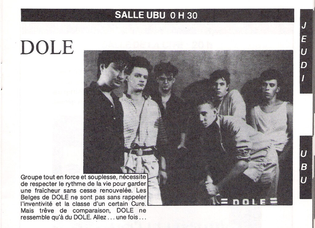 1986 Rennes Transmusicales festival