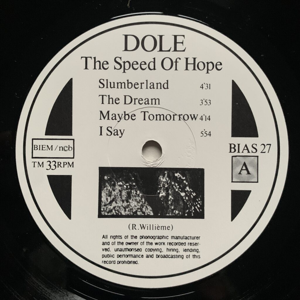 THE SPEED OF HOPE SWEDEN SIDE 1